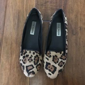 Leopard Hair Loafers